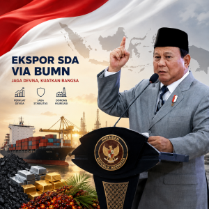 Ekspor SDA via BUMN Jadi Jurus Prabowo Tahan Devisa