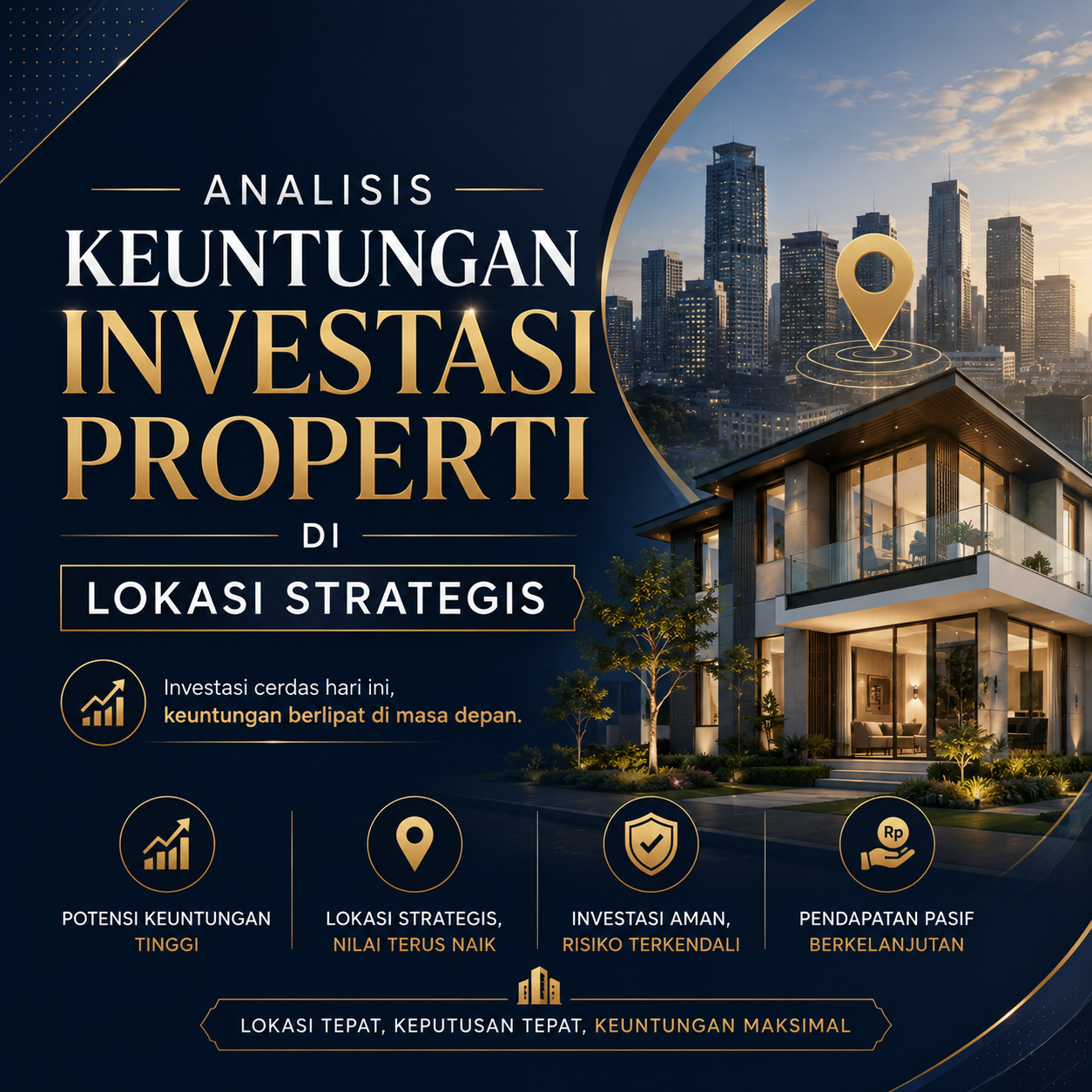 Strategi cerdas memilih investasi properti di lokasi strategis untuk memaksimalkan keuntungan jangka panjang.