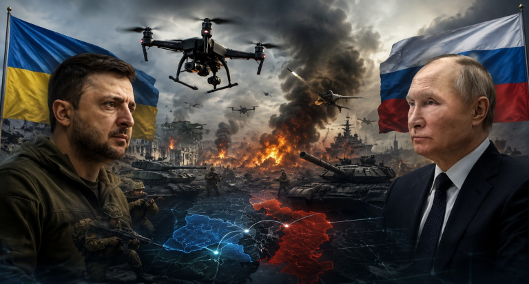 Ukraina Gempur Dua Kilang Minyak Raksasa Rusia Pakai Drone