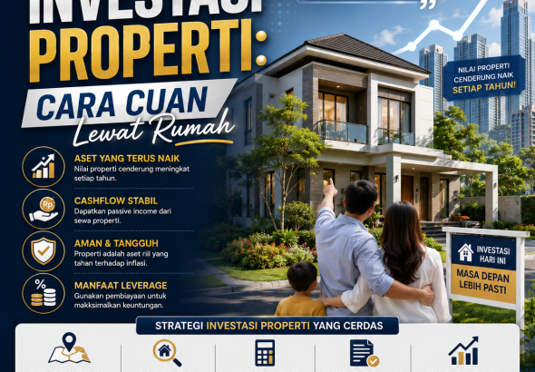Panduan investasi properti rumah untuk pemula agar untung maksimal.