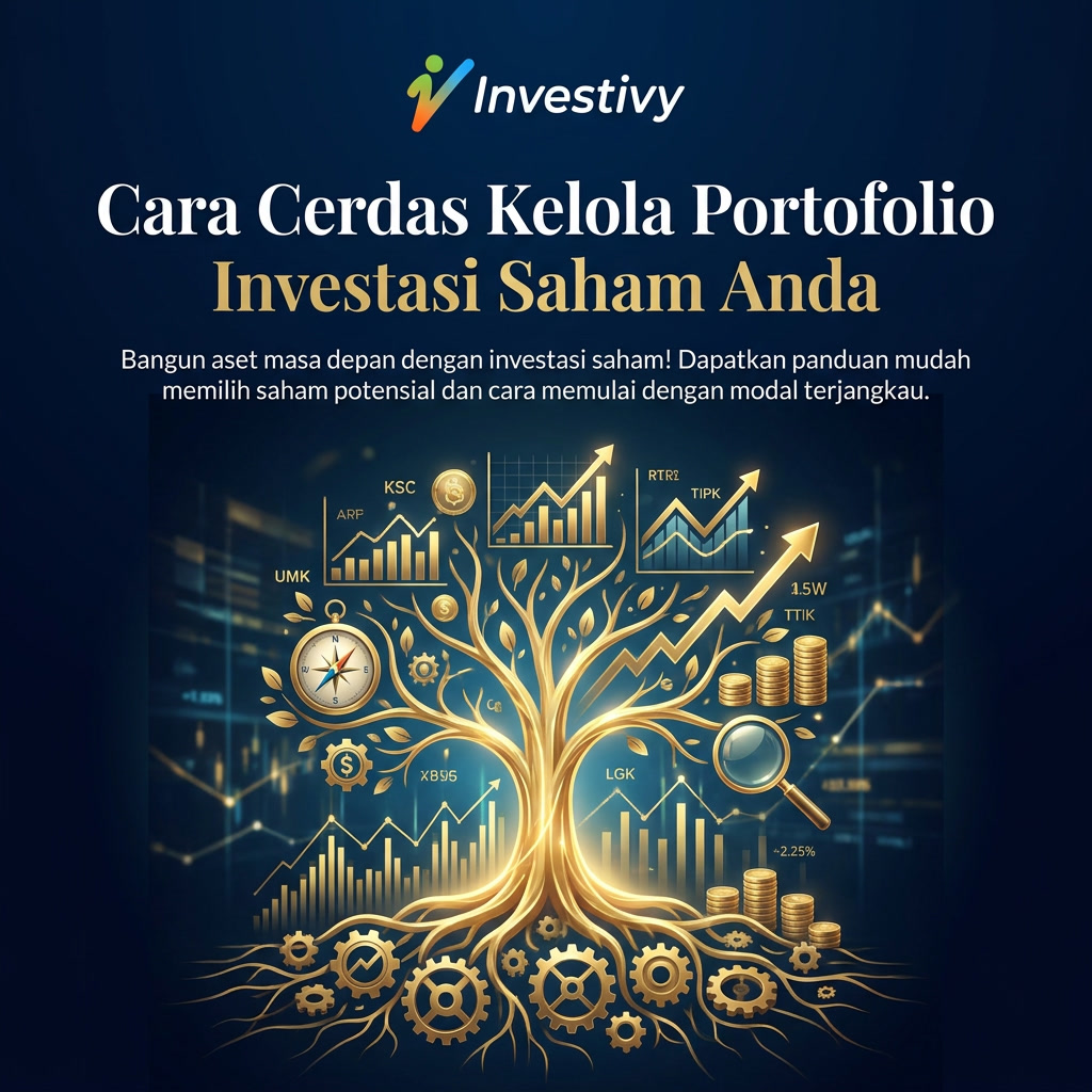 Grafik analisis pertumbuhan investasi saham untuk panduan pemula sukses.