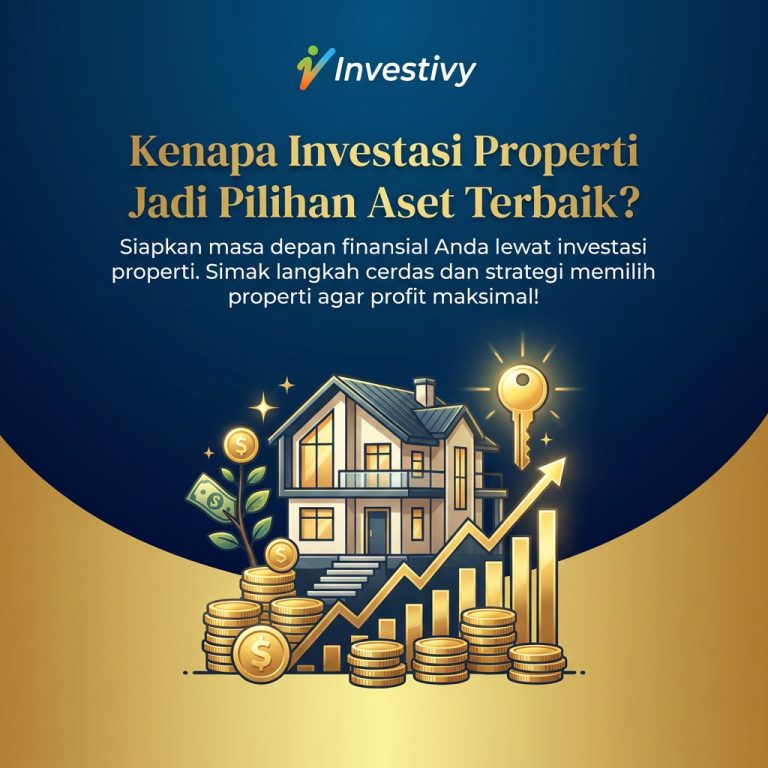 Investasi properti sebagai aset terbaik untuk masa depan finansial yang stabil.